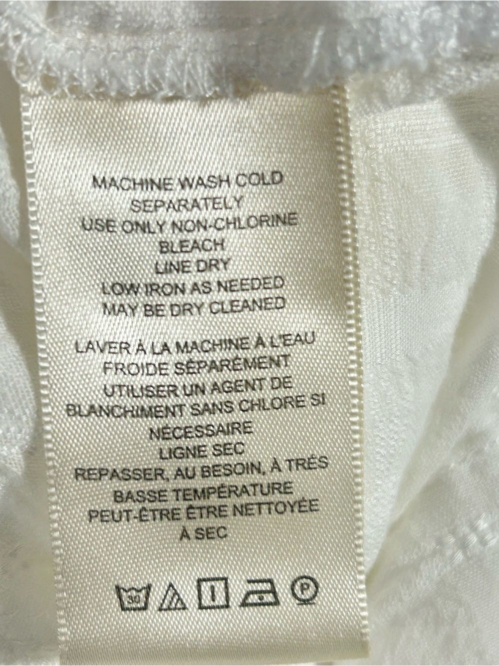 We The Free Women White Textured Buttonless Tunic Size extra Small OVERSIZE. - Picture 13 of 15